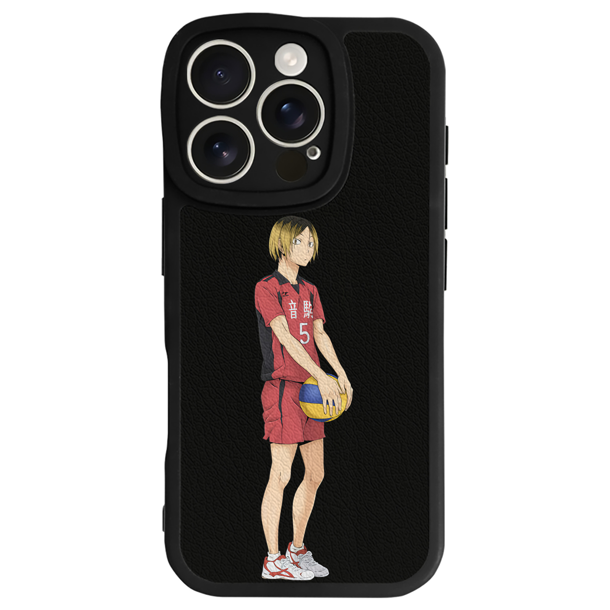 （画像用） ハイキュー!! Haikyu!! 【iPhone 16シリーズ対応】シリコンスマホケース（レザー調） 材質：シリコン